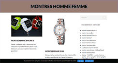 Desktop Screenshot of montres-homme-femme.fr